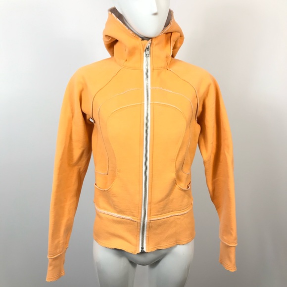 lululemon athletica Jackets & Blazers - Lululemon raw hemmed scuba hoodie